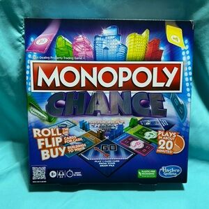 Hasbro Monopoly Chance Game - Blue and Purple Edition